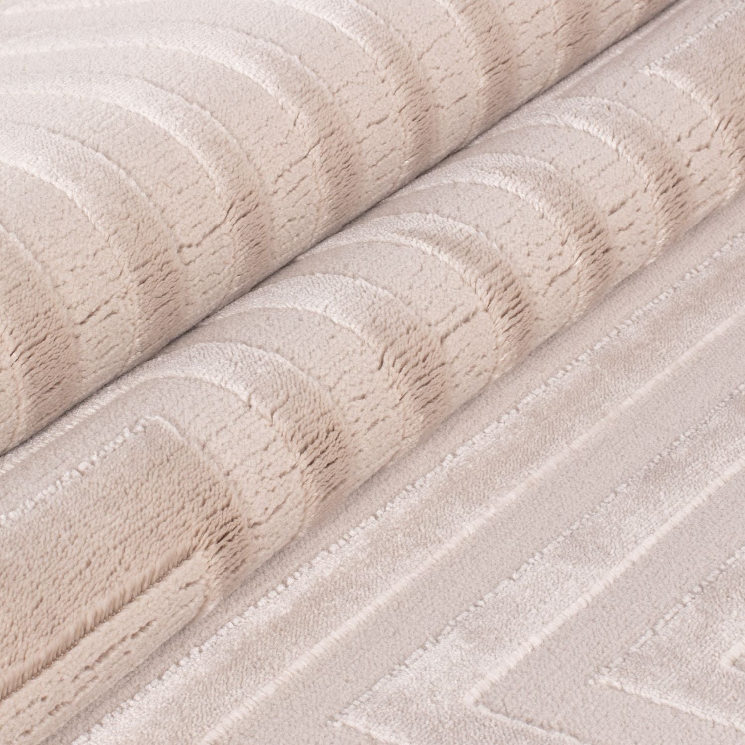 Beige Tapijt Laagpolig Vloerkleed Omid Elegant Neutrals