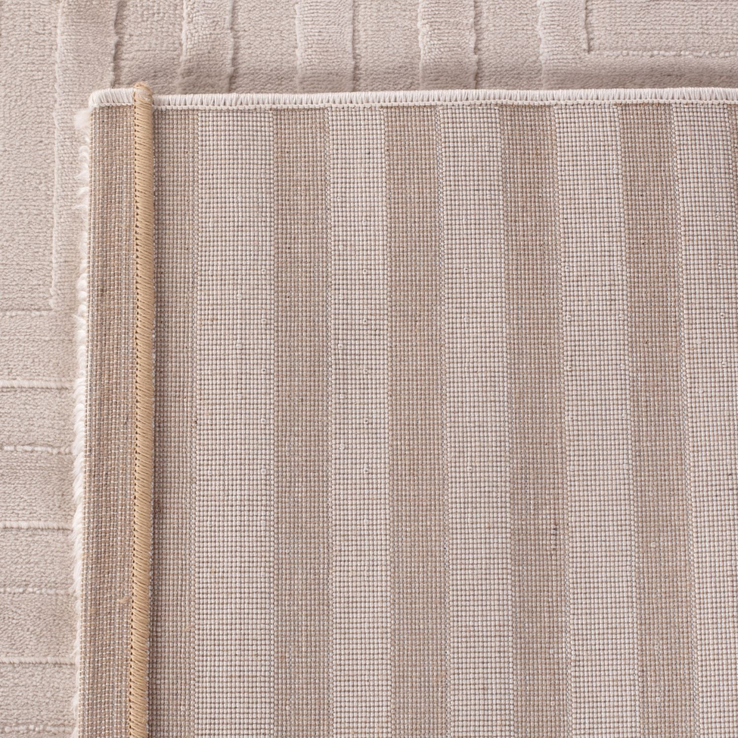 Beige Tapijt Laagpolig Vloerkleed Omid Elegant Neutrals