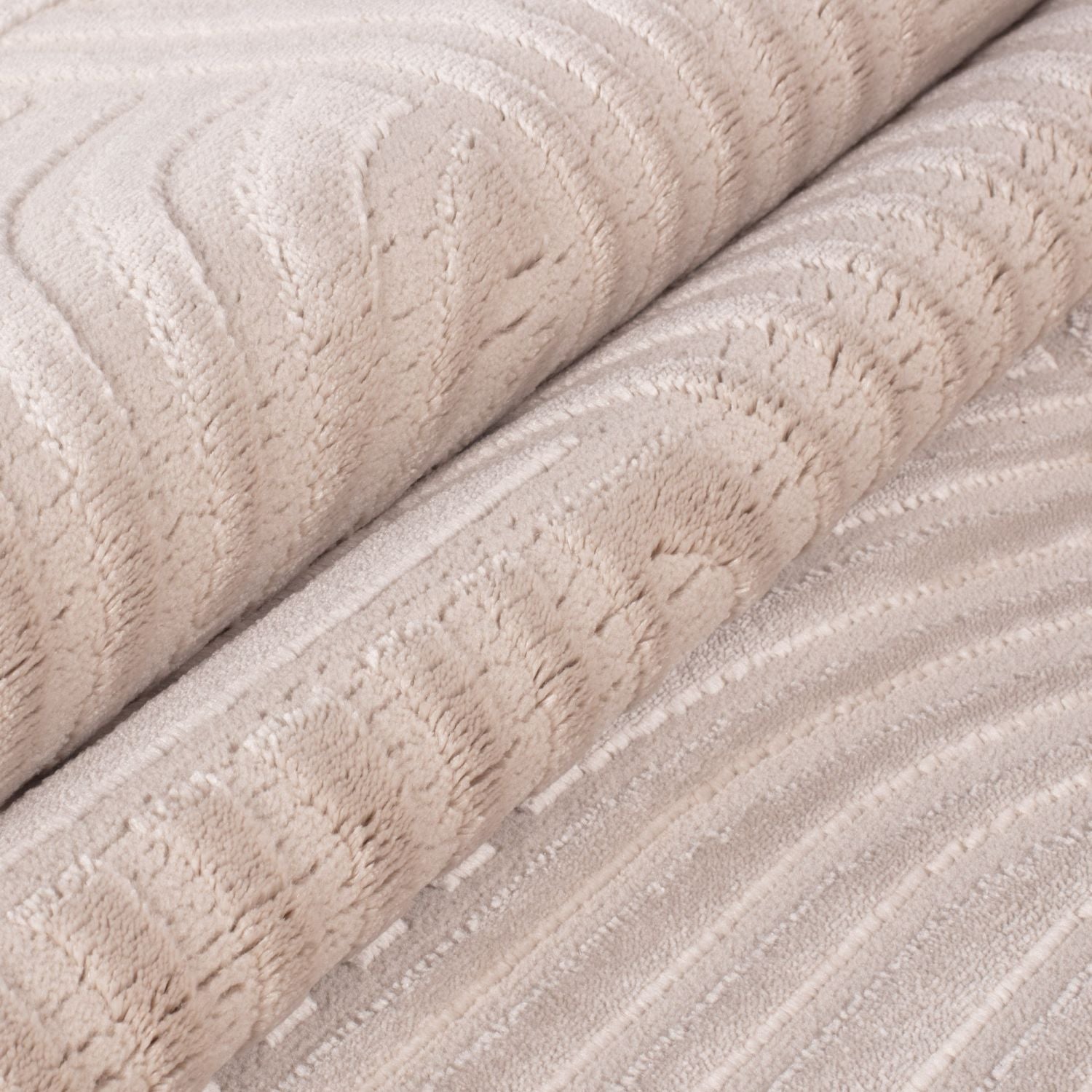 Beige Tapijt Laagpolig Vloerkleed Omid Elegant Neutrals