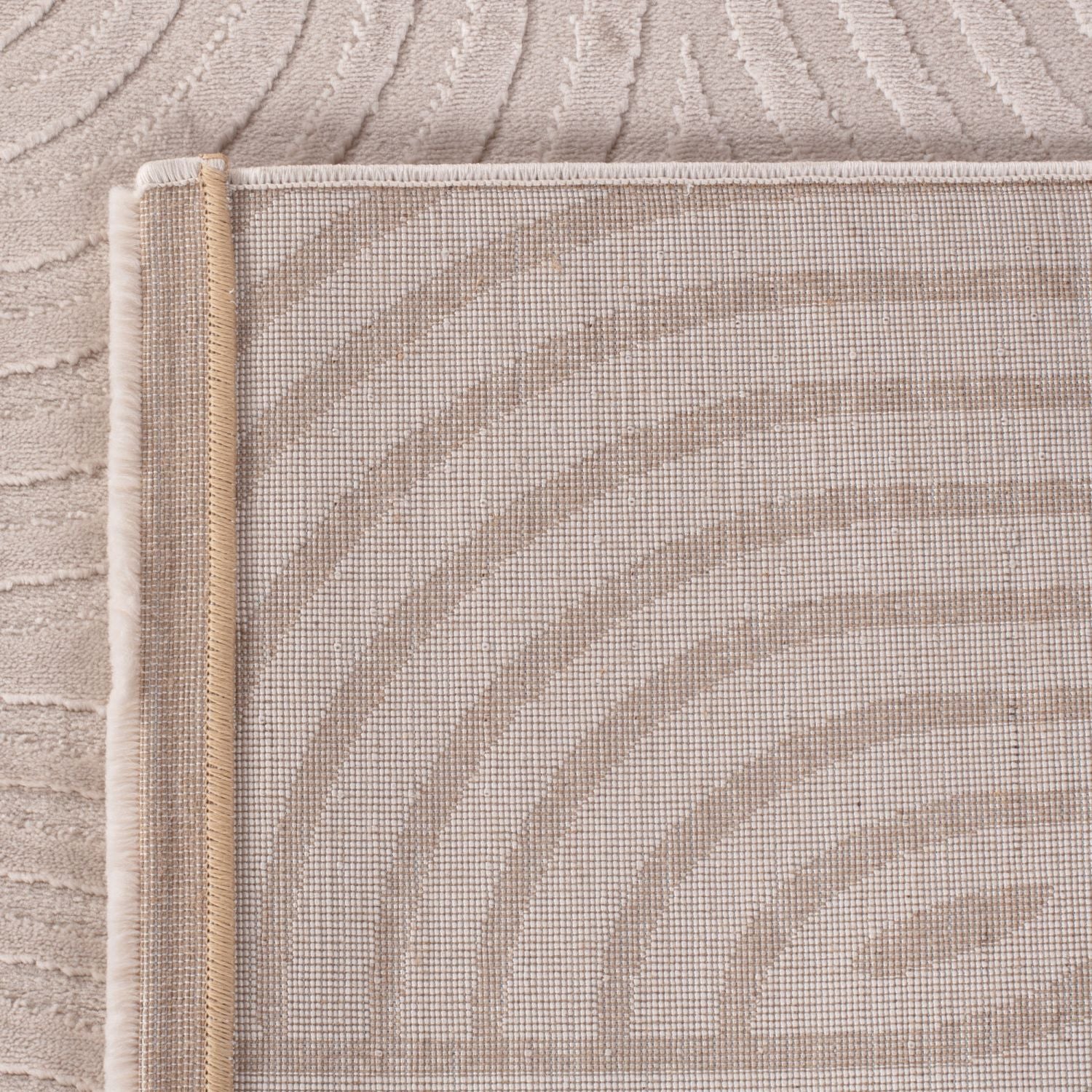 Beige Tapijt Laagpolig Vloerkleed Omid Elegant Neutrals