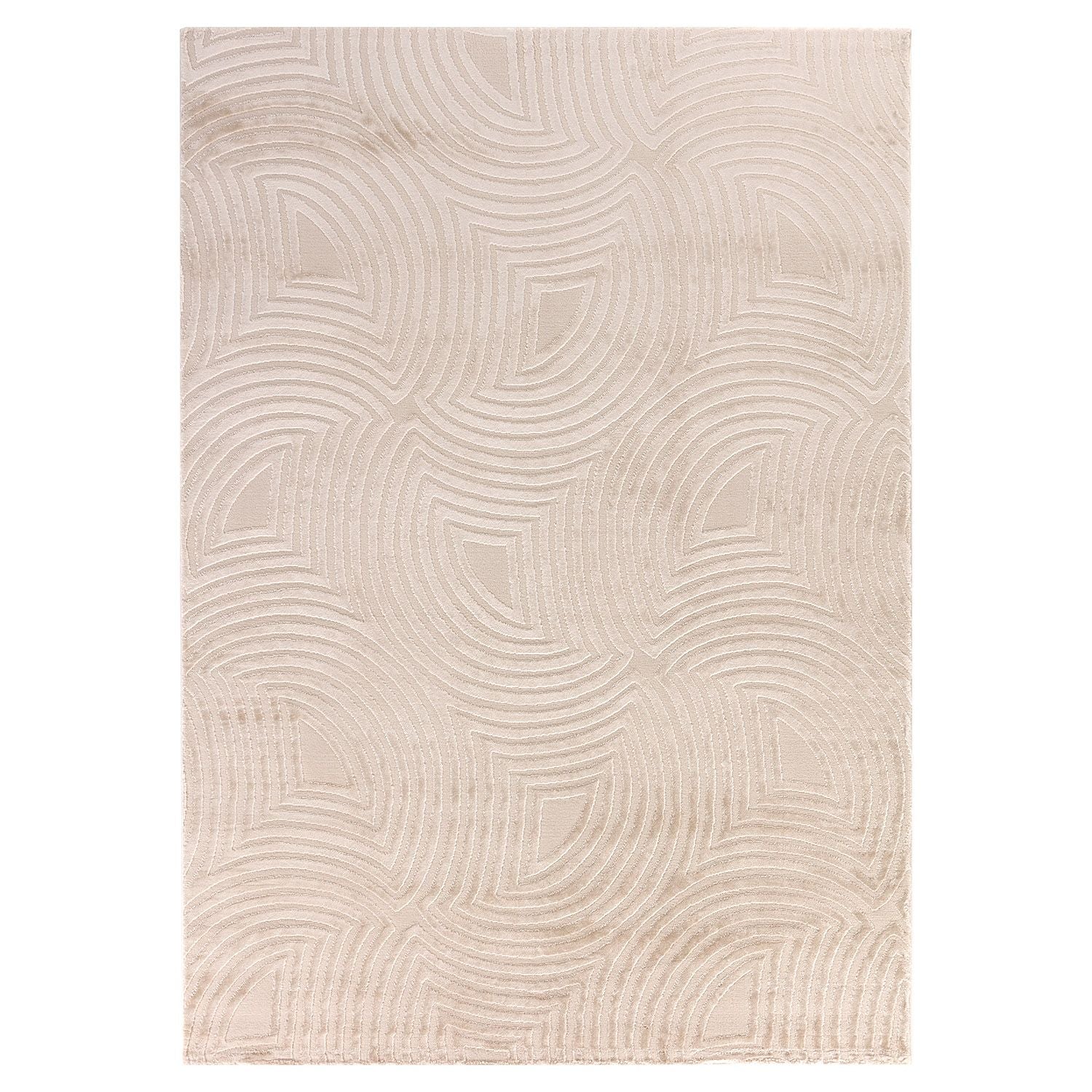 Beige Tapijt Laagpolig Vloerkleed Omid Elegant Neutrals