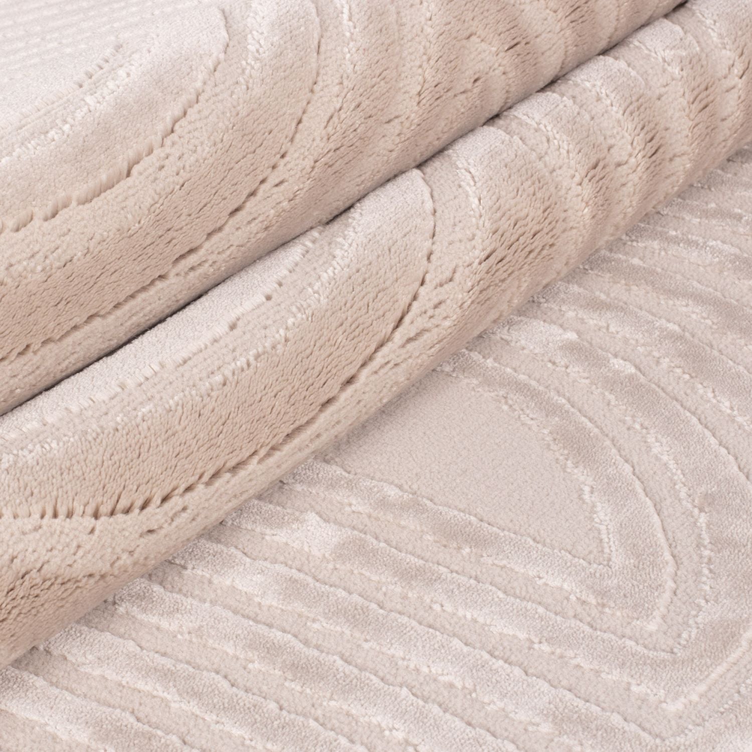 Beige Tapijt Laagpolig Vloerkleed Omid Elegant Neutrals