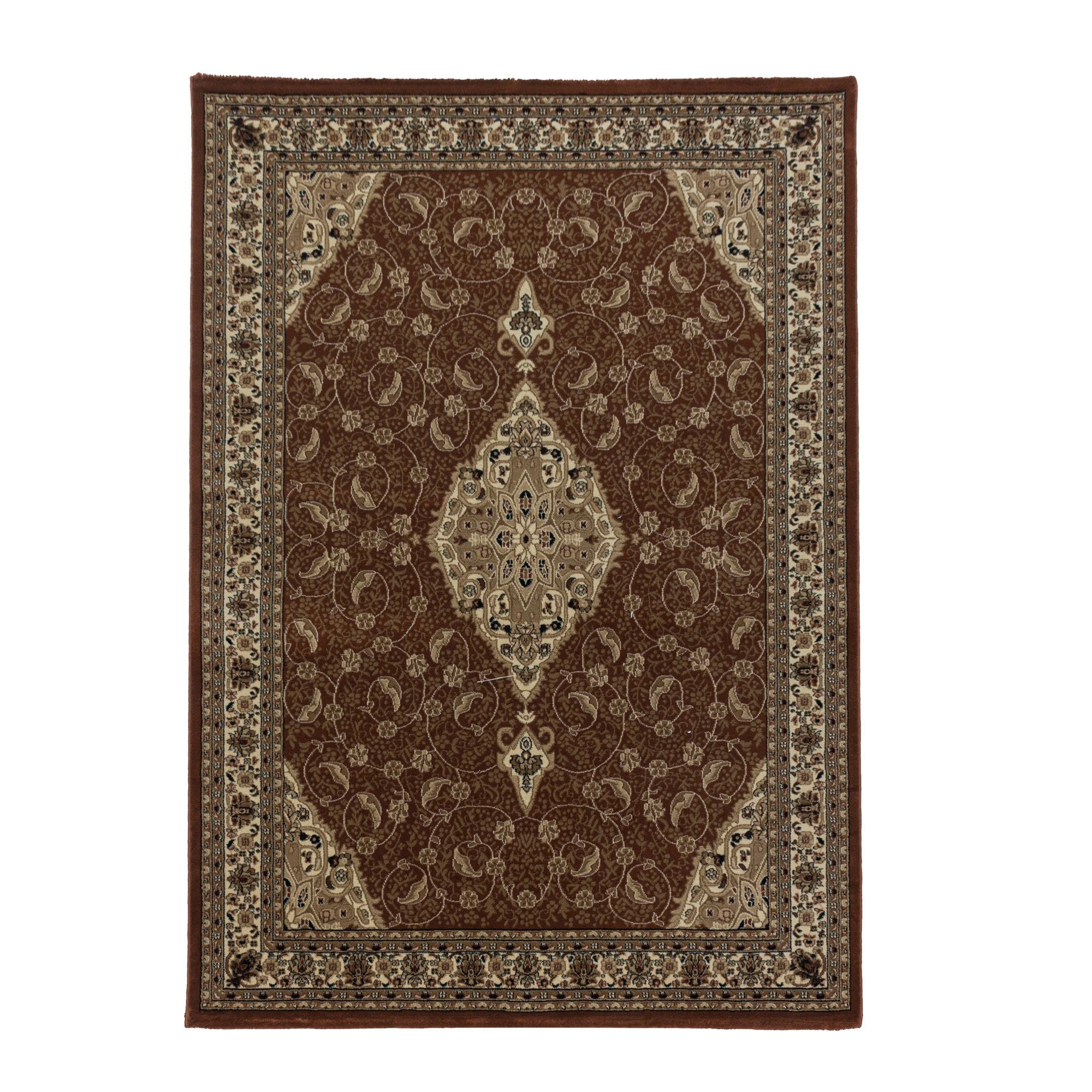 Terra Laagpolig Vloerkleed Omid Antique Allure Collection.