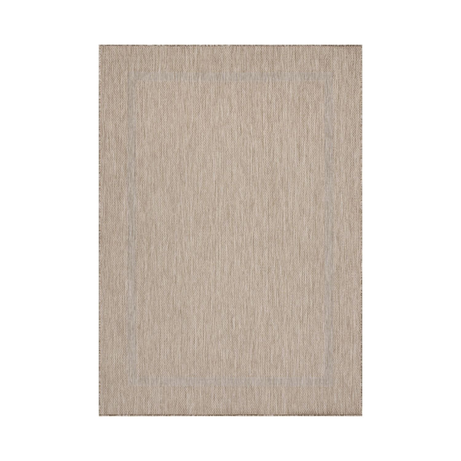 Beige Tapijt Laagpolig Vloerkleed Omid  Indoor-Outdoor Harmony