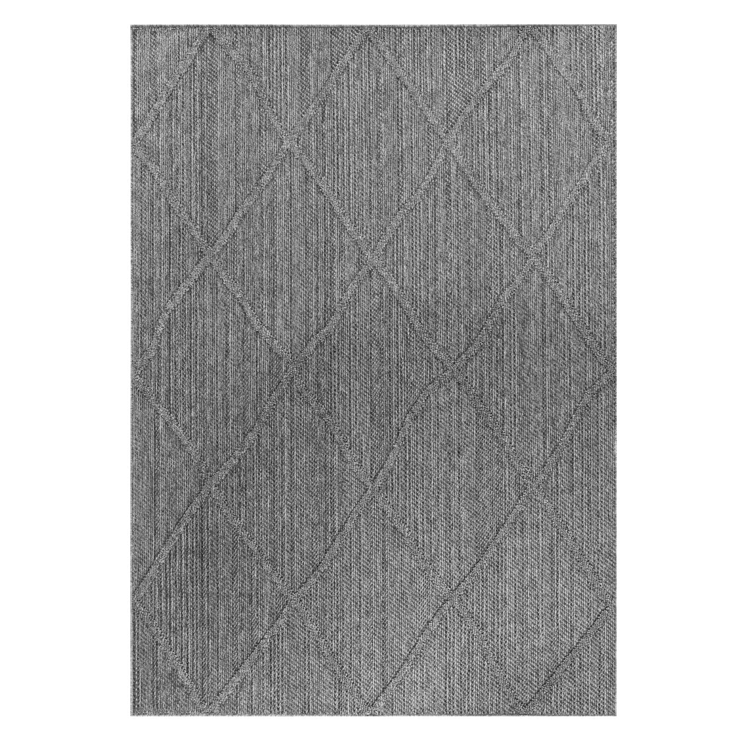 Grijs Tapijt Laagpolig Vloerkleed Omid Chic Impressions Rugs