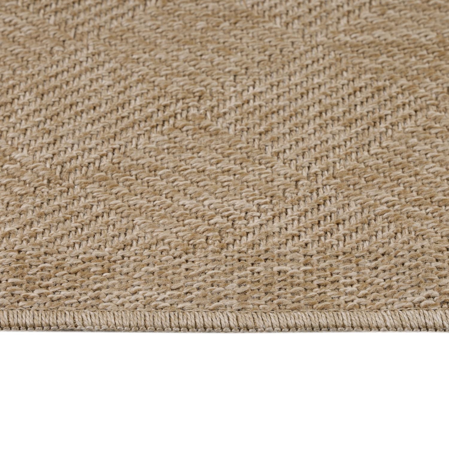 Beige Tapijt Laagpolig Vloerkleed Omid Walnut Charm Collection